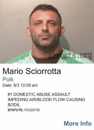 Booking photo associated with Mario Anthony Sciortotta