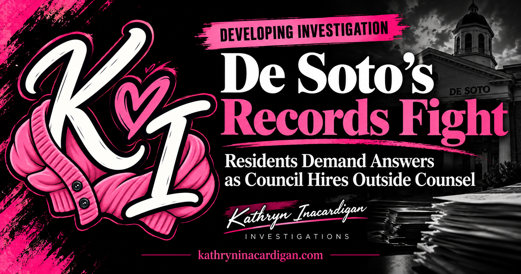 De Soto city hall records investigation